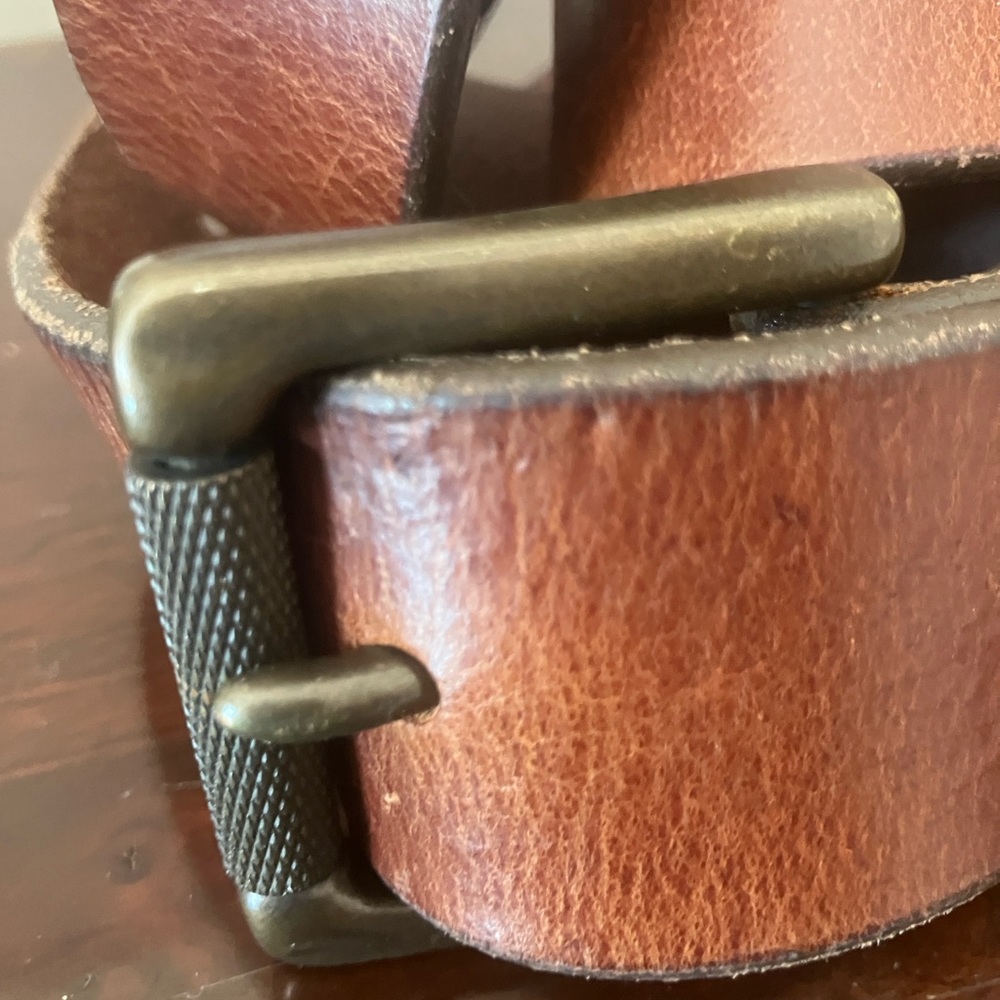Banana Republic Brown Leather Men's Belt, Size 36